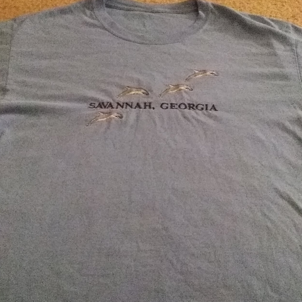 VTG Savannah, Georgia Dolphin T Shirt Mens Large